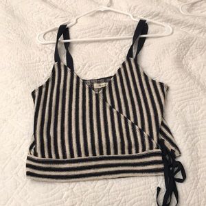 Madewell "finale tank top in stripe"